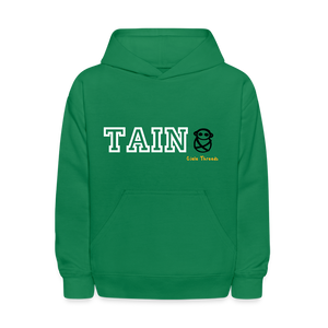 Taino Varsity Kids Hoodie - kelly green