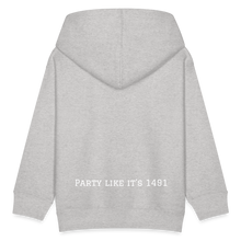 Load image into Gallery viewer, Taino Varsity Kids Hoodie - heather gray