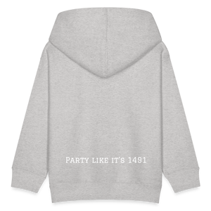 Taino Varsity Kids Hoodie - heather gray