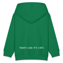 Cargar imagen en el visor de la galería, Taino Varsity Kids Hoodie - kelly green