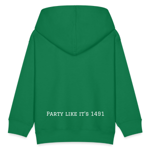 Taino Varsity Kids Hoodie - kelly green