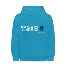 Cargar imagen en el visor de la galería, Taino Varsity Kids Hoodie - turquoise