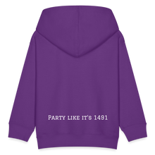 Cargar imagen en el visor de la galería, Taino Varsity Kids Hoodie - purple