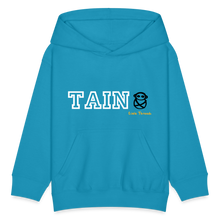 Cargar imagen en el visor de la galería, Taino Varsity Kids Hoodie - turquoise