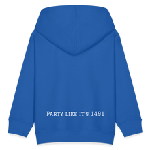 Load image into Gallery viewer, Taino Varsity Kids Hoodie - royal blue