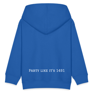 Taino Varsity Kids Hoodie - royal blue