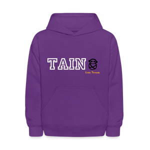 Taino Varsity Kids Hoodie - purple