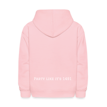 Cargar imagen en el visor de la galería, Taino Varsity Kids Hoodie - pink