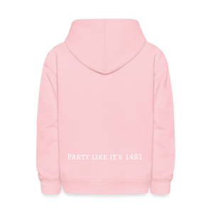 Taino Varsity Kids Hoodie - pink