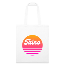 Load image into Gallery viewer, Recycled Taino Tote Bag - white