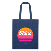 Load image into Gallery viewer, Recycled Taino Tote Bag - heather navy