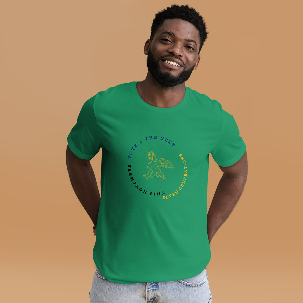 Seven Generations Hawk Unisex t-shirt