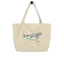 Cargar imagen en el visor de la galería, El Tiburon Large Organic Tote Bag