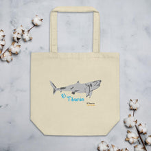 Cargar imagen en el visor de la galería, El Tiburon Small Organic Tote Bag